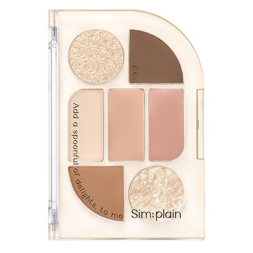 Peripera Simplain Eye Palette 1.5gx1.17gx2.18g x 4 (2