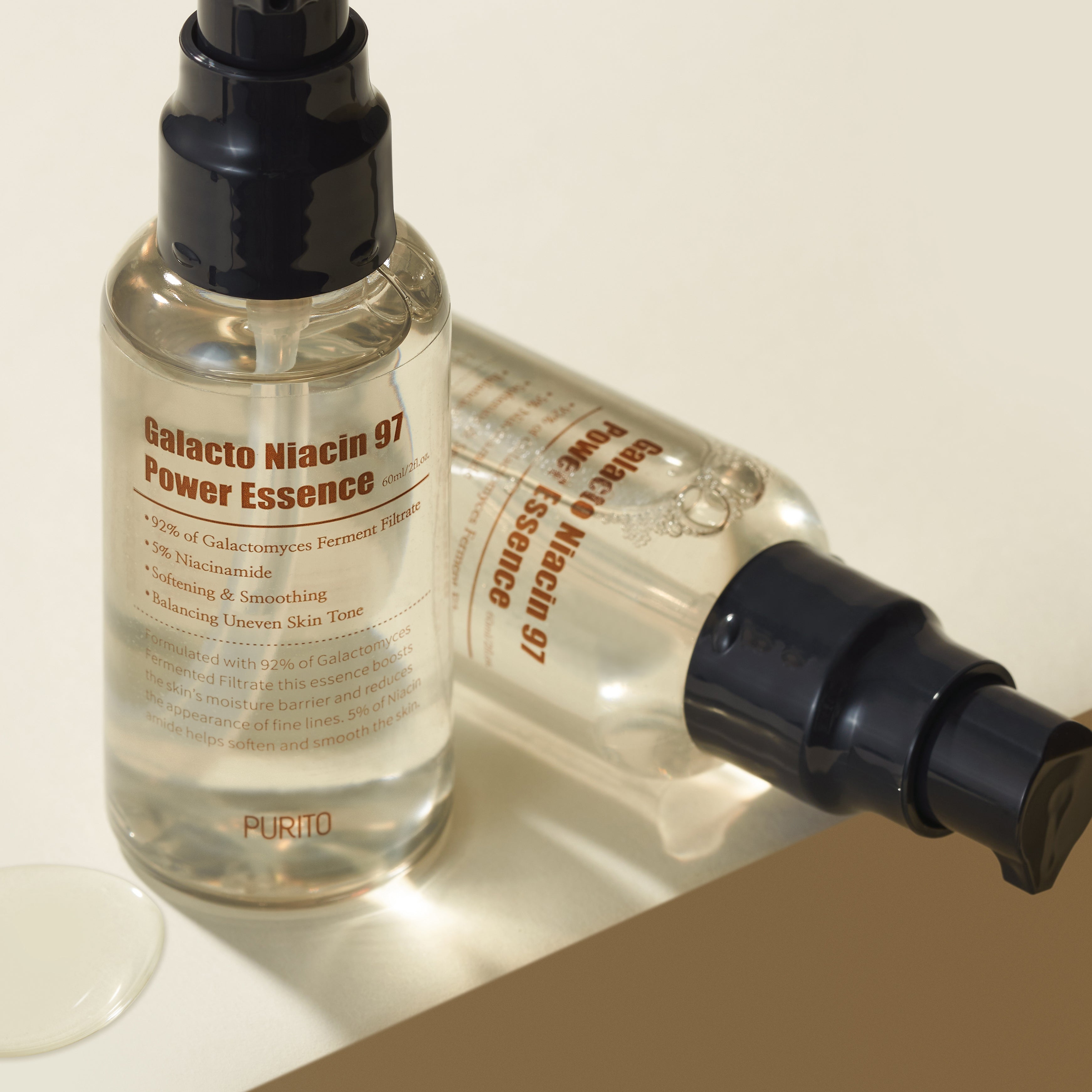 [purito Seoul] Galacto Niacin 97 Power Essence 60ml - Korean