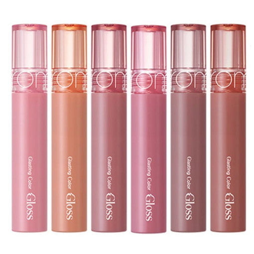 Rom&nd Glasting Color Gloss 4g (6 Colors) - Korean