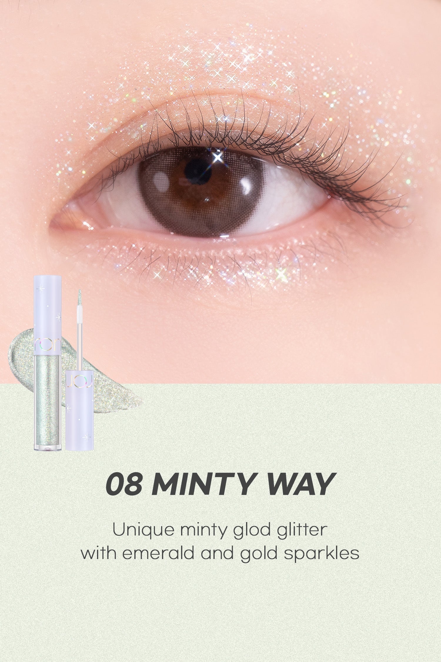 Rom&nd the Universe Liquid Glitter 2g (4 Colors) - Korean