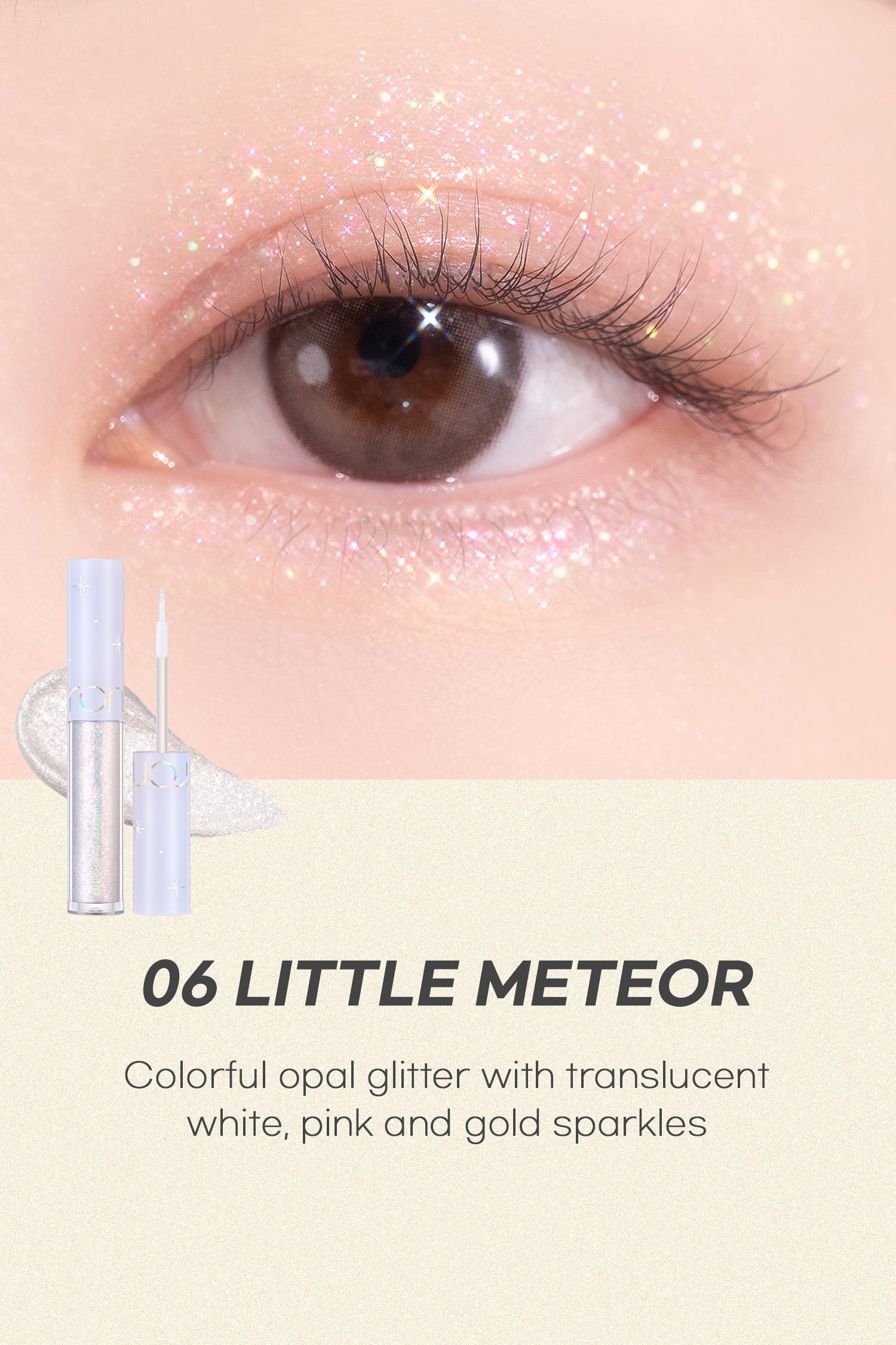 Rom&nd the Universe Liquid Glitter 2g (4 Colors) - Korean