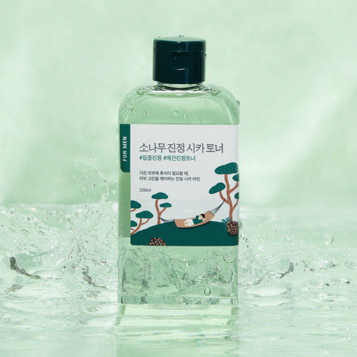 Round Lab for Men Pine Calming Cica Toner 200ml - Korean