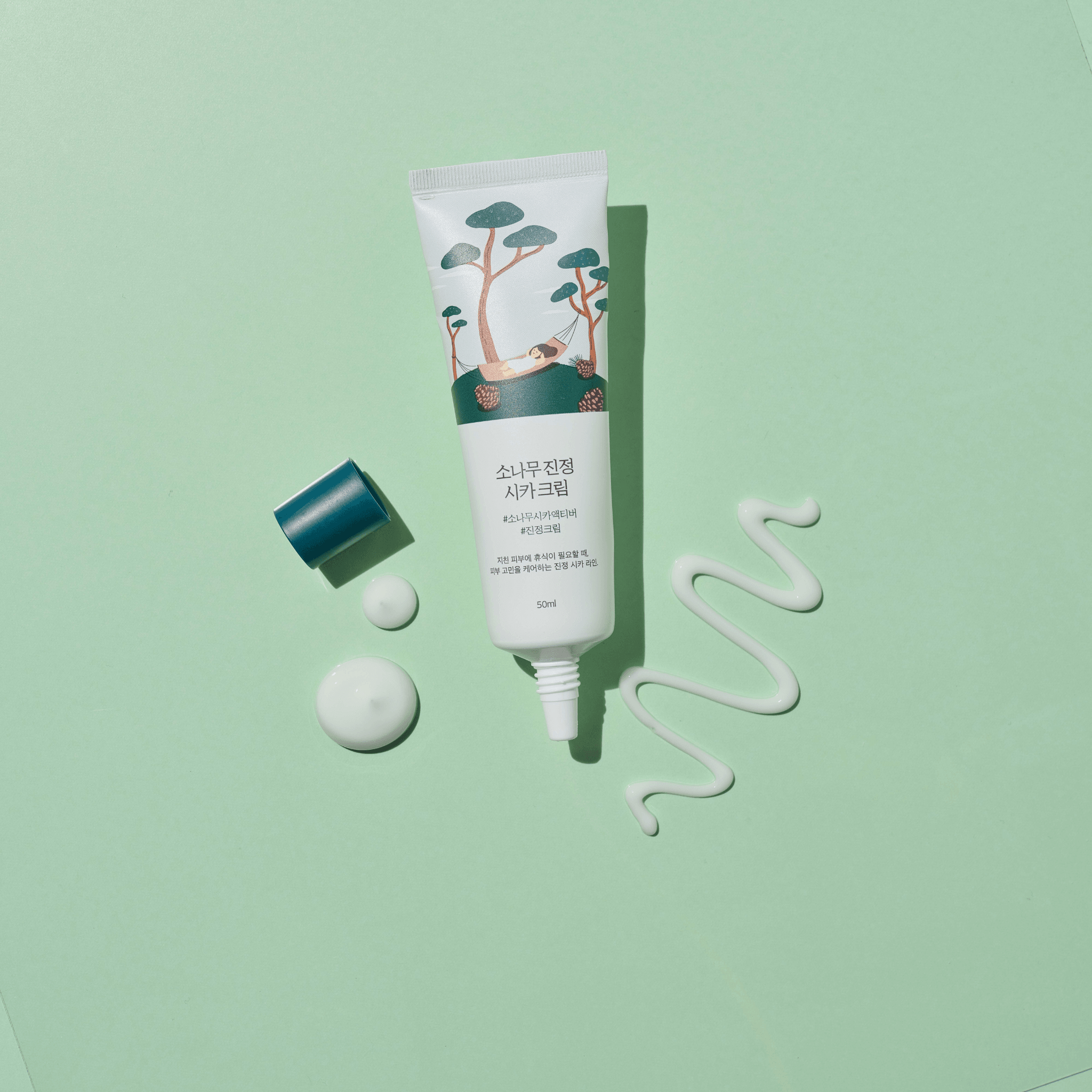 Round Lab Pine Calming Cica Cream 50ml - Korean