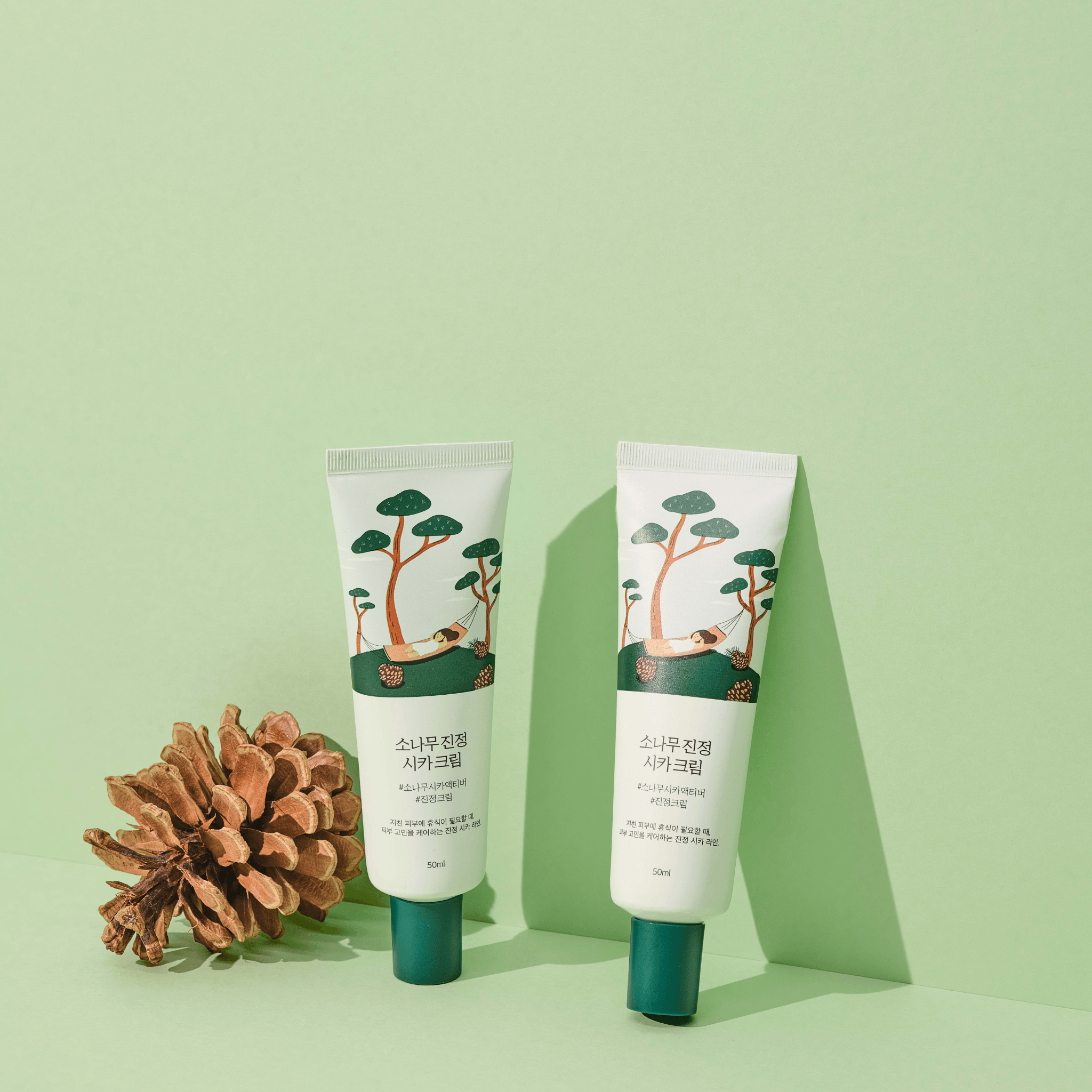 Round Lab Pine Calming Cica Cream 50ml - Korean