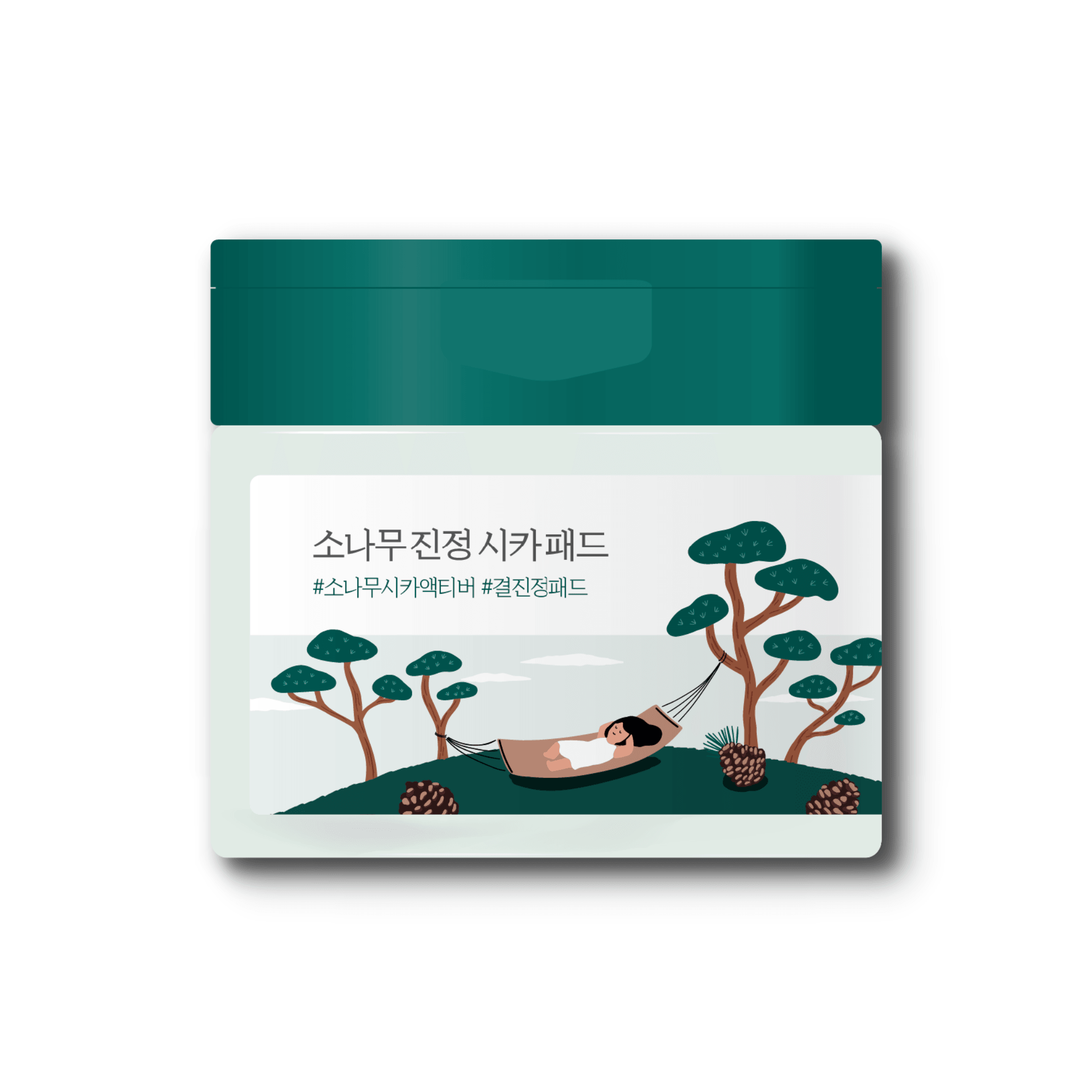 Round Lab Pine Calming Cica Pad 50pcs - Korean