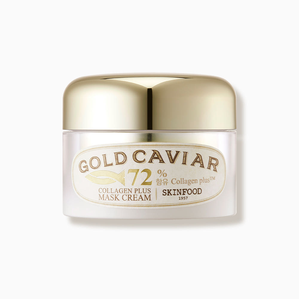 Skinfood Gold Caviar Collagen Plus Mask Cream 50g - Korean