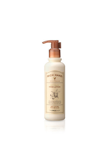 The Face Shop Rich Hand v Soft Touch Lotion 200ml - Korean