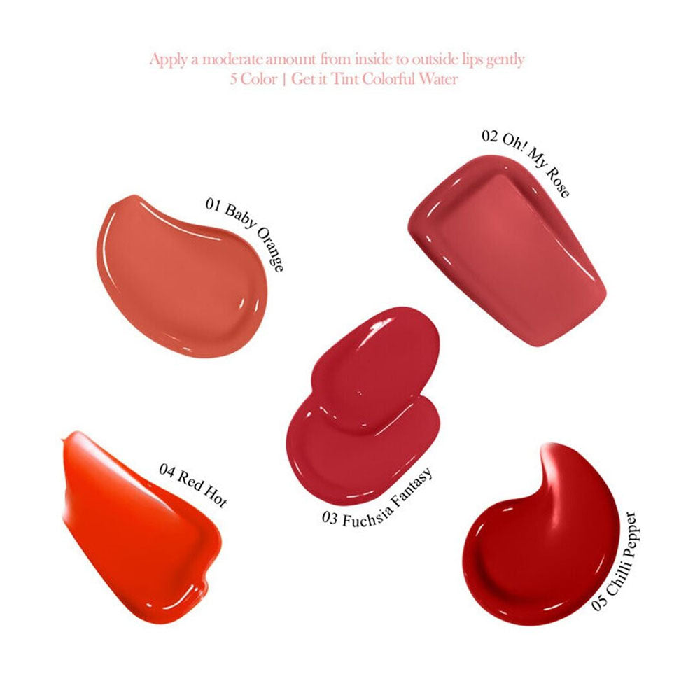 Tonymoly Get it Tint Colorful Water 3g (5 Colors) - Korean