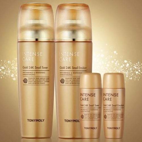 Tonymoly Intensare Gold 24k Snail 2 Set - Korean