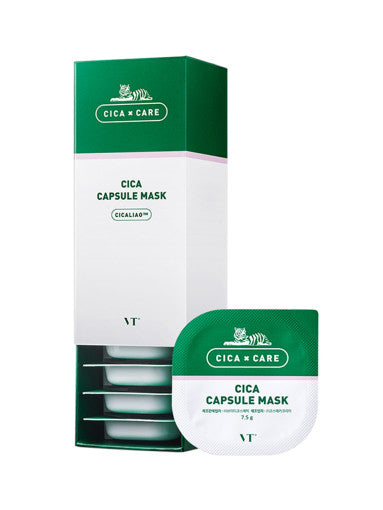 Vt Cica Capsule Mask Set 7.5ml x 10pcs Korean
